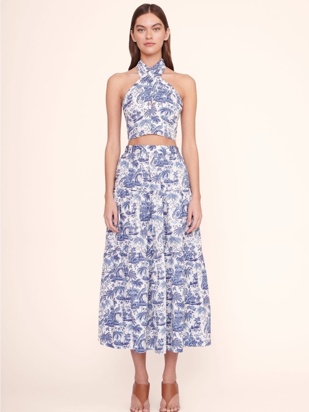 STAUD Sample Sale NWT Set. Size large top and size 8 skirt
